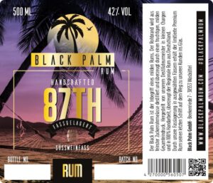 Black Palm Rum 87th